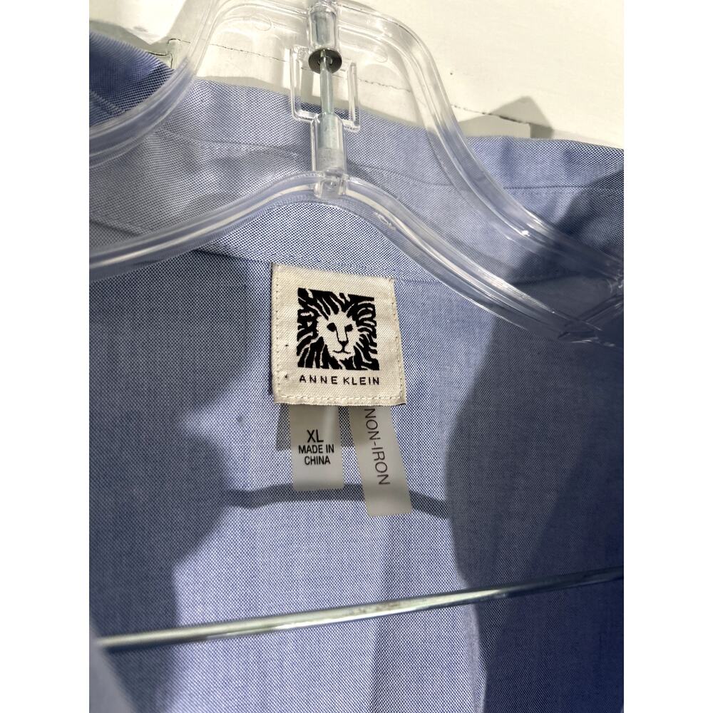 Ann Klein Blue dress shirt - Picture 2 of 4